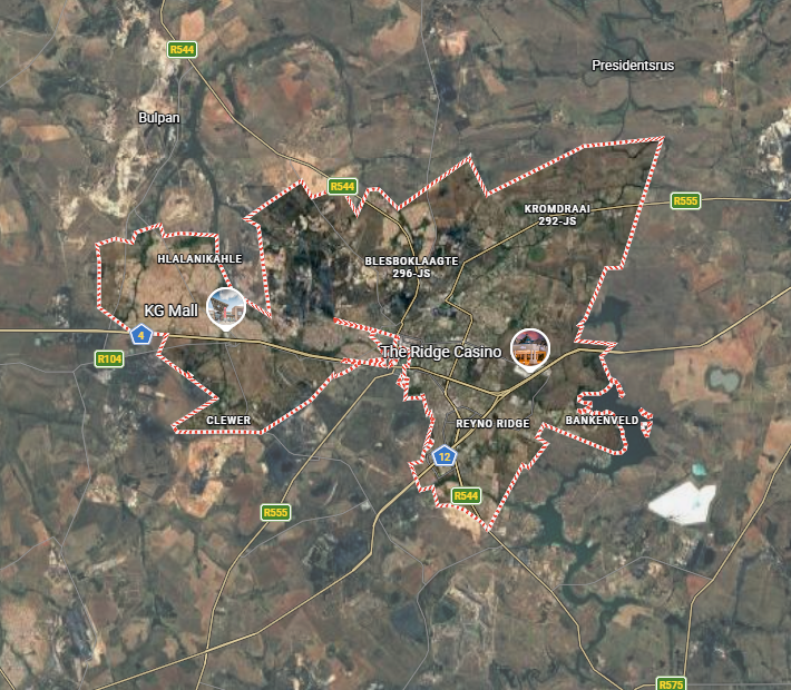 Witbank Map
