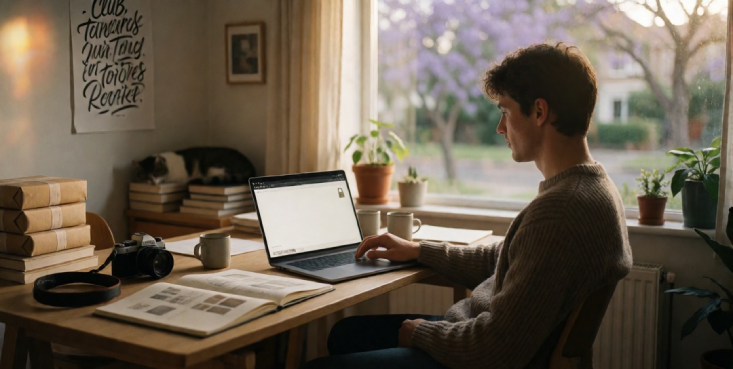 Home user running a personal website on WIRUlink Bronze hosting